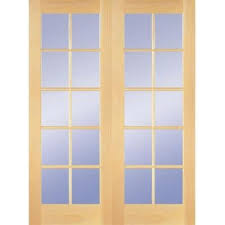 Builders Choice 48 In X 80 In 10 Lite Clear Wood Pine Prehung Interior French Door Hdcp151040 With Images French Doors Interior Prehung Interior French Doors Discount Interior Doors