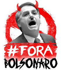 O brasil diz fora bolsonaro, nas janelas, nas redes sociais, em manifestos pela democracia. Camiseta Fora Bolsonaro Hitler Vandal