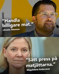 Maten blir dyrare och dyrare, men SD-regeringen gör inte någonting.  Resultatet: Du blir fattigare.