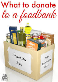 To 12 noon and 1 p.m. What To Donate To A Foodbank Food Bank Food Pantry Donations Food Bank Donations