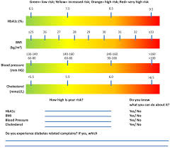 Diabetes Profile Chart Used During The Individual Session To