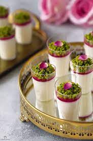 Rose Mehalabya Milk Pudding Cleobuttera Recipe Indian Dessert Recipes Middle Eastern Desserts Indian Desserts