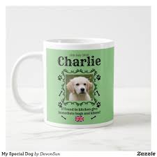 My Special Dog Large Coffee Mug Zazzle Co Uk Large Coffee Mugs Mugs Large Coffee