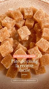 Pate De Coing La Recette Facile Elle Mijote Quelque Chose Video Recette Video Recette Coing Pate De Coing Facile Pate De Fruit Recette
