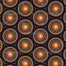 Aboriginal Art Vector Seamless Background Download Graphics Vectors Aboriginal Art Seamless Background Aboriginal Dot Art