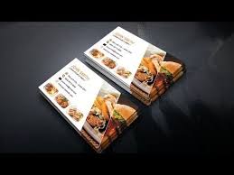 Order as many or as few as you need. Fast Food Business Card Photoshop Tutorial Youtube Food Business Card Food Business Card Design Business Card Photoshop