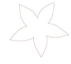 Resultado de imagen para molde flor navidad