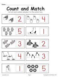 Using cut and paste worksheets gives kids the opportunity to learn important skills in a fun way.we have free cut and paste worksheets for preschoolers, kindergartner, grade 1, grade 2, grade 3, grade 4, and grade 5 students. Printable Winter Counting And Matching Cut And Paste Worksheet Supplyme