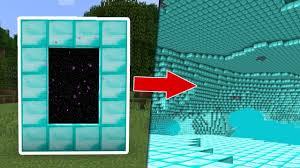 как сделать мебель в Minecraft без модов командный блок Kak Postroit Portal V Almaznyj Mir V Majnkrafte Youtube