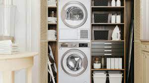 A washing machine (laundry machine, clothes washer, or washer) is a machine used to wash laundry, such as clothing and sheets. How To Design A Laundry Room Advice For Planning A Utility Real Homes