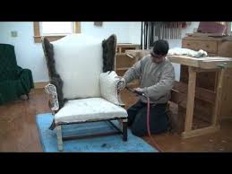 Youtube Reupholster Wing Chair Target Outdoor Chairs