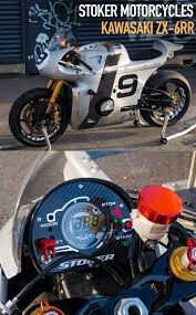 Fueling The Fire Stoker Motorcycles Zx 6rr Return Of The Cafe Racers Kawasaki Cafe Racer Motorcycle Cafe Racer