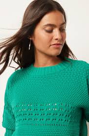 Openwork Knit Jumper