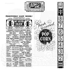 Movie theater · 2 on tripadvisor. Tim Holtz Cling Mount Stamps At The Movies Cms081