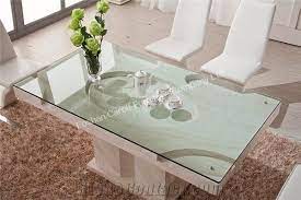 Check out all 40 of these inspiring glass dining room tables! Modern Dining Room Furniture Glass Top Marble Base Dining Table From China Stonecontact Com