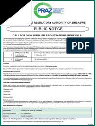Available for pc, ios and android. Praz 2020 Supplier Registration Advert Pdf Banks Banking