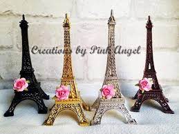 6 Eiffel Tower Centerpiece With Flower Paris Baby Shower Paris Wedding Paris Bridal Shower Party Favors 1 Tower Included Eiffel Tower Eiffel Tower Cake Eiffel Tower Centerpiece