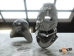 Darth vader mask coloring page. 3d Printable Darth Vader Helmet With Reveal Face Mask