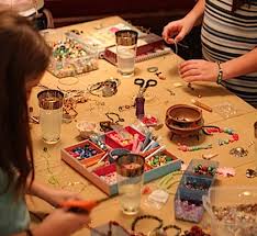 Things To Do At Home For A Birthday Party Girls Birthday Party Ideas An At Home Beading Craft Party Mommy Poppins Things To Do With Kids Sleepover Birthday Parties Craft Party Birthday Party Crafts