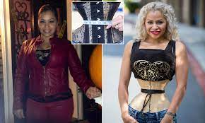 California Mother Wears A Corset For 23 Hours A Day Daily Mail Online