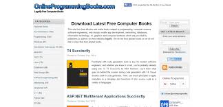 Links to free computer, mathematics, technical books all over the world, directory of online free computer, programming, engineering, mathematics this book introduces programming to readers involved with the arts and humanities; 12 Of The Best Websites To Download Free E Books 85ideas Com