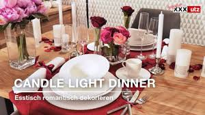 Led decken leuchte panel lampe scope weiß matt dimmbar 2400 lumen 3000 kelvin. Diy Tischdeko Candle Light Dinner Xxxlutz Youtube