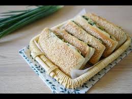 美味早餐蔥燒餅 滿滿蔥花超滿足 食譜料理做法 youtube food bread breakfast