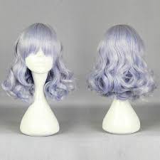 Japanese Harajuku Light Purple Wave Short Wig Sd00266 Syndrome Cute Kawaii Harajuku Street Fashion Store