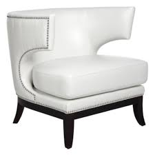 Enzo Accent Chair White From Z Gallerie I Can See Two Of These In Front Of My Picture Furniture Blue Chairs Living Room Affordable Modern Furniture