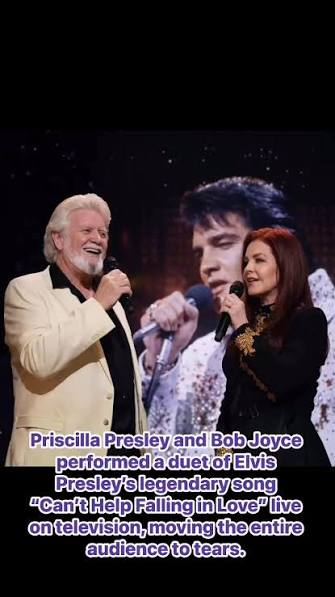 Priscilla Presley and Bob Joyce performed a duet of Elvis Presley’s  legendary song “Can’t Help Falling in Love” live on television, moving the  entire audience to tears., ▶️ Enjoy video now! ...