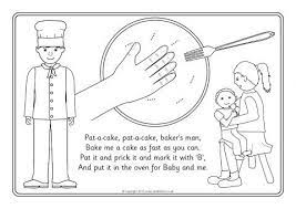 More than 5.000 printable coloring sheets. Pat A Cake Colouring Sheets Sb7325 Sparklebox