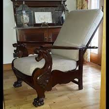 New The 10 Best Home Decor With Pictures Mahogany Carved Griffin Morris Chair For Sale Message For Price Antiqu Chairs For Sale Morris Chair Home Decor