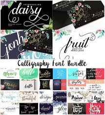 Downloads free calligraphy fonts you like for mac, windows, and linux. Calligraphy Fonts Bundle Free Download