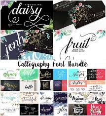 All fonts are categorized and can be saved for quick reference and comparison. Calligraphy Fonts Bundle Free Download