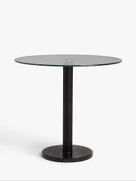 Explore 8 listings for glass dining table with marble base at best prices. House By John Lewis Enzo 2 Seater Glass Round Dining Table Black Marble At John Lewis Partners