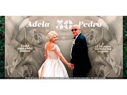 Puedes comprar el cuadro con diferentes colores de fondo. Photocall Bodas De Oro