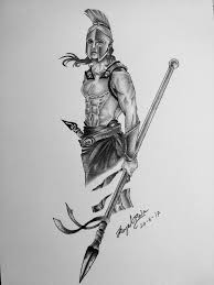 Gladiator Shades Warrior Tattoos Warrior Drawing Dark Art Tattoo