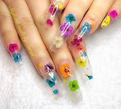 Of course, the wonders that trendy gel manicure suggests area. Dried Flowers For Nails Sally S How To Do Thing