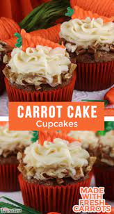 Carrot Cake Cupcakes Recipe Carrot Cake Cupcakes Cupcake Recipes Dessert Recipes