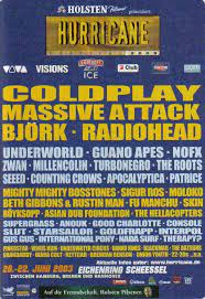 Cuenta oficial del #festival360cl produce @barlastejasoficial instagram Hurricane Festival 2003 Im Eichenring Scheessel Am 20 Jun 2003 Last Fm