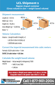 The general formulae for determining poly mail size are these: Volumetric Weight And Dimensional Weight How It Applies To Lcl Shipping