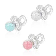 Per tutte le spose che sono già mamme, o che lo diventeranno presto, una splendida selezione di graziosissime bomboniere per il battesimo del proprio bimbo. Bomboniera Battesimo Ciuccio In Cristallo Swarovski