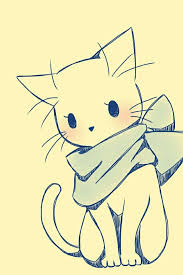 There are too many anime cats to remember them all. Kitty 1 Cute Art Cute Drawings Drawings