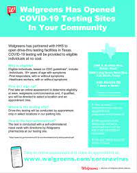 Find out more at boots.com. Breaking Walgreens Covid 19 Testing Dallas Site Opens Tomorrow Focus Daily News