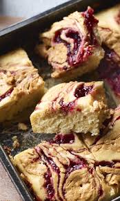 Nadiya S Peanut Butter And Jelly Traybake Recipe Recipe In 2021 Tray Bake Recipes Tray Bakes Peanut Butter Jelly