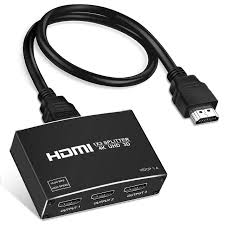 NEWCARE 4K HDMI Splitter 1 in 3 Out, 1×3 HDMI Splitter Support 4Kx2K,  1080P, 3D, HDR, DTS/Doby-TrueHD for Xbox PS4 PS3 Fire Stick Roku Blu-Ray  Player Apple TV(HDMI Cable Included) - Walmart.com