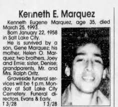 Obituary for Kenneth Eugene Marquez