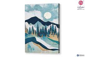 لوحه فنيه جبال سفير ارت للديكور mountains art painting art art painting