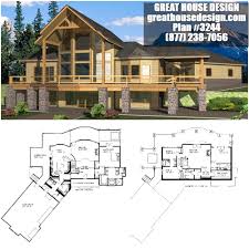 Large Mountain Home Plan 3244 Toll Free 877 238 7056 House Plans House Design House With Balcony