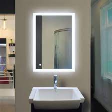 24 x36 both horizontal and vertical wall mounted led vanity backlit mirror with touch sensor backlit bathroom mirror bathroom mirror design backlit mirror